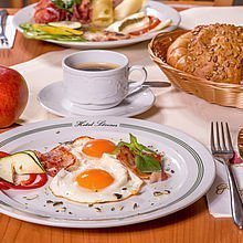 Spiegeleier zum Frühstück im Hotel Stoiser Graz
